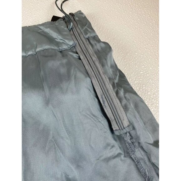 Carmen Marc Valvo Woman 6 Blue Sparkly Fairy Prom Embroidered Lace Beaded Skirt - Picture 15 of 16